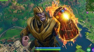 FORTNITE - Thanos Infinity Gauntlet Gameplay | Avengers Infinity War Crossover (1080p)