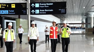 Presiden Jokowi Tinjau Yogyakarta International Airport, Kulon Progo, 31 Januari 2020