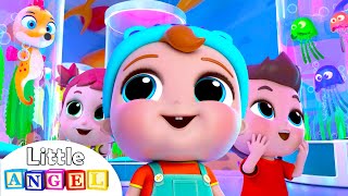 Fun Day at the Aquarium | Aquarium Song | Little Angel Kids Songs