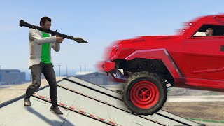 ЛЮДИШКИ C RPG vs. БОЛЬШИЕ ТАЧКИ!? (GTA 5 Смешные Моменты)