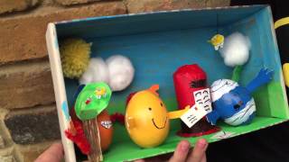 Egg Decorating Ideas - Mr Men Diorama