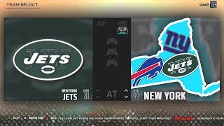 What If Every NFL Team From NEW YORK All Combined Into One SUPER Team? Madden NFL
