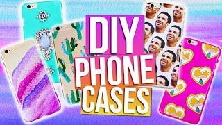 DIY PHONE CASES | Tumblr, 90's, Drake, Urban Outfitters & More!