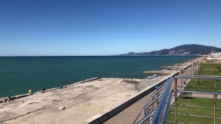 Сочи онлайн 2018. Пляж ? ЖД Вокзала в Адлере⛰