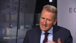 Herbert Diess (VW) bei phoenix persönlich