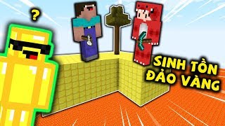 Rex Và Noob Thử Thách Sinh Tồn Trên Đảo Vàng Trong Minecraft Và Cái Kết !!