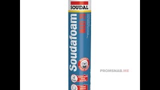 Тест выхода монтажной пены Soudal (Соудал) 70.