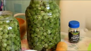 ПРОСТО СОЛЕНЫЙ КРЫЖОВНИК- ОЧЕНЬ ВКУСНЫЙ!! /BEKTASI  UZUMU/ ПРОСТО КРЫЖОВНИК!!!