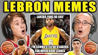 ELDERS REACT TO LEBRON JAMES MEMES COMPILATION