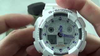 Сверяване и настройки на Casio - G-Shock GA-100A-7A