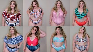 HUGE Cheap Plus Size Bikini Haul & Try On (Rosegal) July 2018