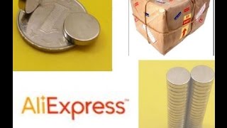 Распаковка Посылки Из Китая. Aliexpress Неодимовый магнит