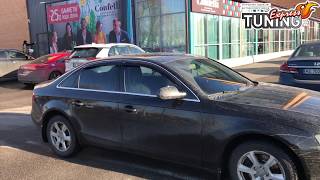 Ветровики окон Audi A4 B8 2008+ / Дефлекторы окон Ауди А4 Б8 седан / Аксессуары для тюнинга