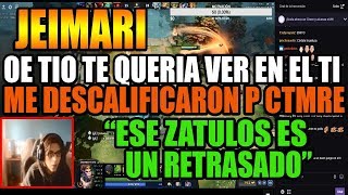 JEIMARI INSULTA A ZATUGOD | ES ABUSADO EN RANKED | DOTA 2