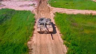 «Танковая карусель» экипажей Т-80 Кантемировской дивизии