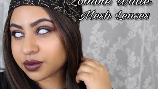 Zombie White Halloween Lenses | HoneyColor