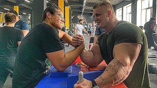 Schoolboy VS Mutant | ARM WRESTLING TRAINING 2019