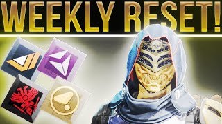 Destiny 2. WEEKLY RESET! (10-10-2017) Iron Banner, Nightfall, Milestones, Powerful Gear, & More!