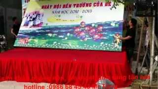 cho thuê sân khấu, lắp đặt sân khấu cho thuê âm thanh0986 68 45 43