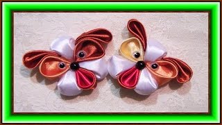 Поделки для детей своими руками.Зверюшки для детей.Поделка собачка из лент.