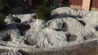 Искуственный камень в Ландшафте участка. Альпийская горка с хвойными своими руками.часть 1