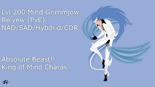 Bleach Brave Souls - Lvl 200 Mind Grimmjow Review (PvE)