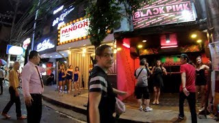 午後23:00 客引きに引かれてマビニ通り：Manila Philippines #32