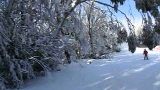 Mt. Buller Snowboarding Run