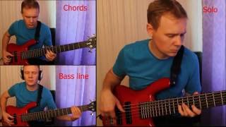 Bass guitar solo by Mikhail Agapov - A little story (Соло на бас-гитаре, слэп)
