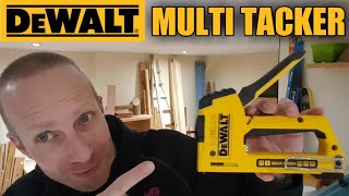 Looking at the DeWalt Multi Tacker and Staple Gun