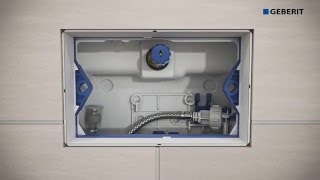 Монтаж клавиши смыва Geberit Sigma 70