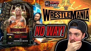 5 HUGE WrestleMania 35 PACK OPENINGS - NEW WWE SuperCard Packs + WM 35 Quests