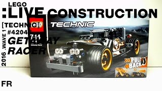 [LIVE CONSTRUCTION] LEGO Technic : Getaway Racer [Français]