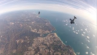 Skydive Algarve 2013/4 Xmas Boogie, C.O.O. Wingsuiting, Beach landings.