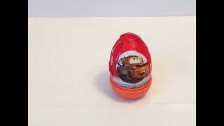 Disney Pixar Cars (тачки) Mcqueen Kinder surprise (Киндер сюрприз)dracresta