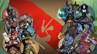 Shadow Fight 2 Finishing Raid Demons With Day Villains