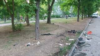 Запорожье Жуткое смертельное ДТП 29.07.2022