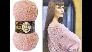 Обзор пряжи для ручного вязания Merino gold (60% шерсти) Madam Tricote