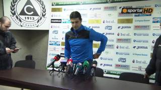 Гонзо се вбеси на пресаташето на Славия