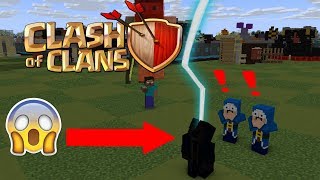 Monster School : Fighting Clash Of Clans - Minecraft Animations
