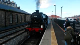 45428 Eric Treacy departing Whitby with the 16:38 service to Grosmont. 24/9/15