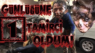BİR GÜNLÜĞÜNE OTO TAMİRCİDE ÇALIŞTIM !! (BAŞIMA GELMEYEN KALMADI !!) | EMRE GÜL