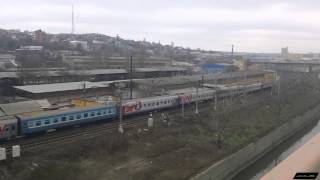 Электровоз ЭП1М с поездом Новосибирск - Адлер