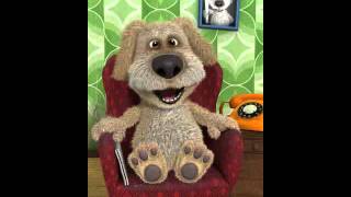 Talking Ben eats dog food