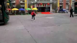 Polio woman limping with left shortleg,