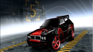 Need For Speed ProStreet customized cars: Lancia Delta (Винил ручной работы)