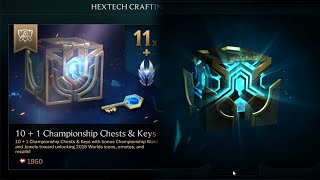Championship Hextech Chest Openings