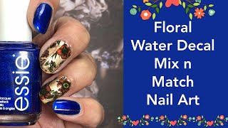 Floral Water Decal Mix n Match Mani || Born Pretty || MMX20 - 20% Discount
