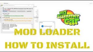 How to install mod loader my summer car