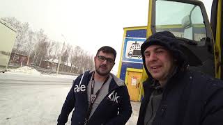 Скользкая дорога Домой Мойка грузовика  Встречи с подписчиками
